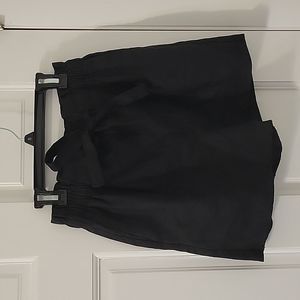 COPY - Express High Waisted Black Paperbag Shorts Size XS